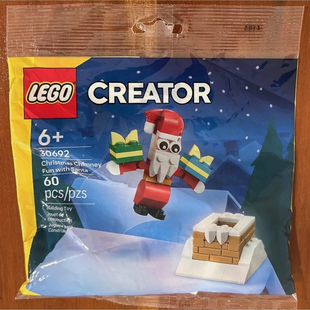 New LEGO Creator Christmas Chimney‎ Fun with Santa #30692 60 pcs